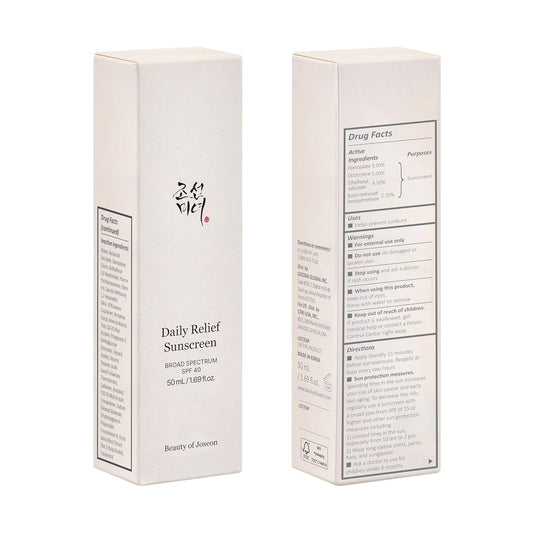 Daily Relief Sunscreen for face Sun moisturizing  SPF 40