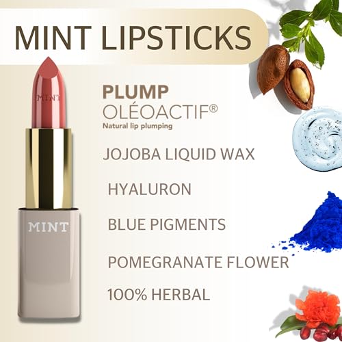 Lipstick- Optical Teeth Whitening Lipstick with Blue Pigments - Immediate Bright Smile Effect - Fuller Lips Effect with Hyaluronic Acid and Oléoactif Complex - By Dr. Mintcheva