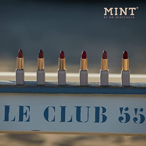 Lipstick- Optical Teeth Whitening Lipstick with Blue Pigments - Immediate Bright Smile Effect - Fuller Lips Effect with Hyaluronic Acid and Oléoactif Complex - By Dr. Mintcheva