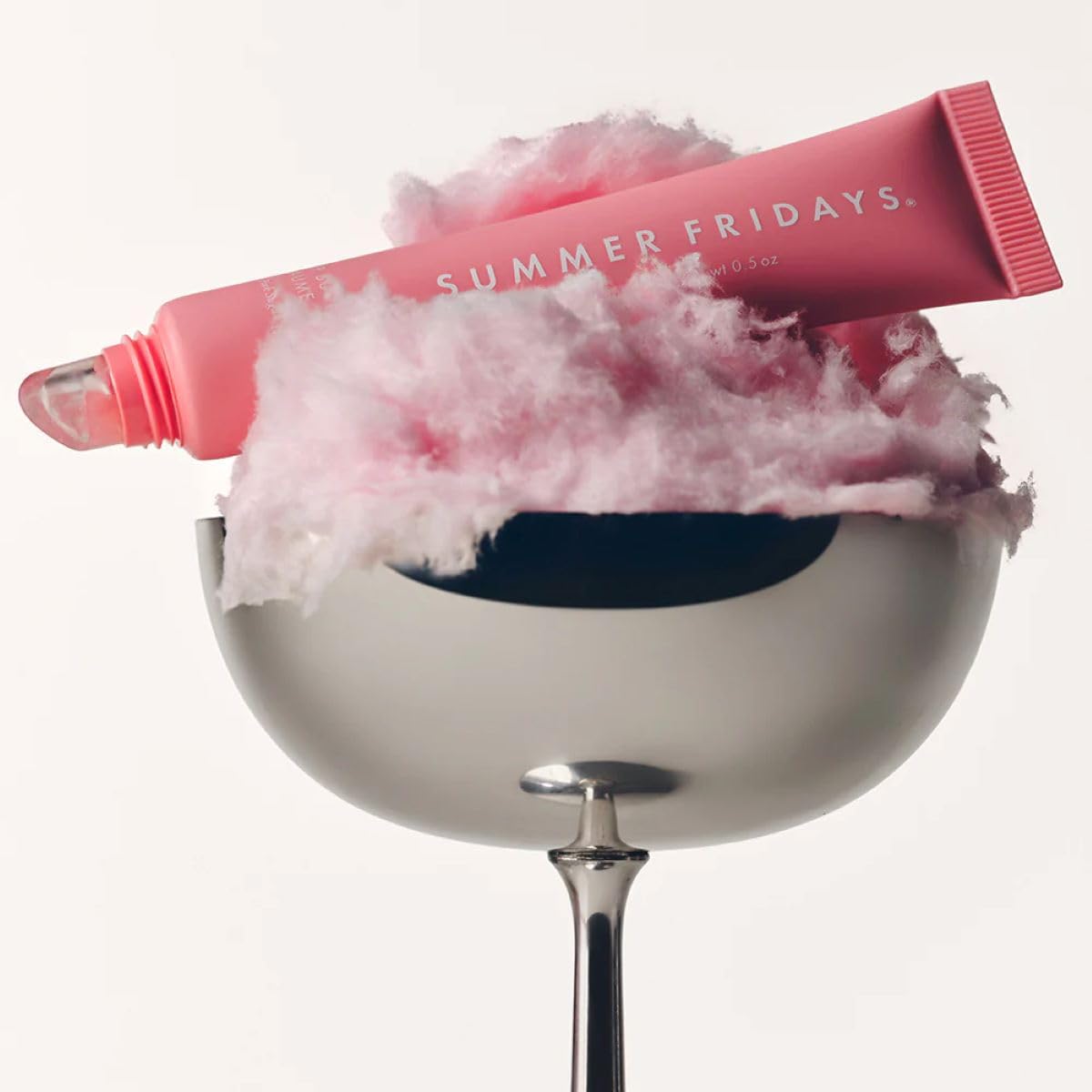 Summer Fridays Tinted Lip Butter Balm - Conditioning Vegan Lip Balm for Instant Moisture, Shine & Hydration - Sheer-Tinted, Soothing Skincare - Pink Sugar (.5 Oz)