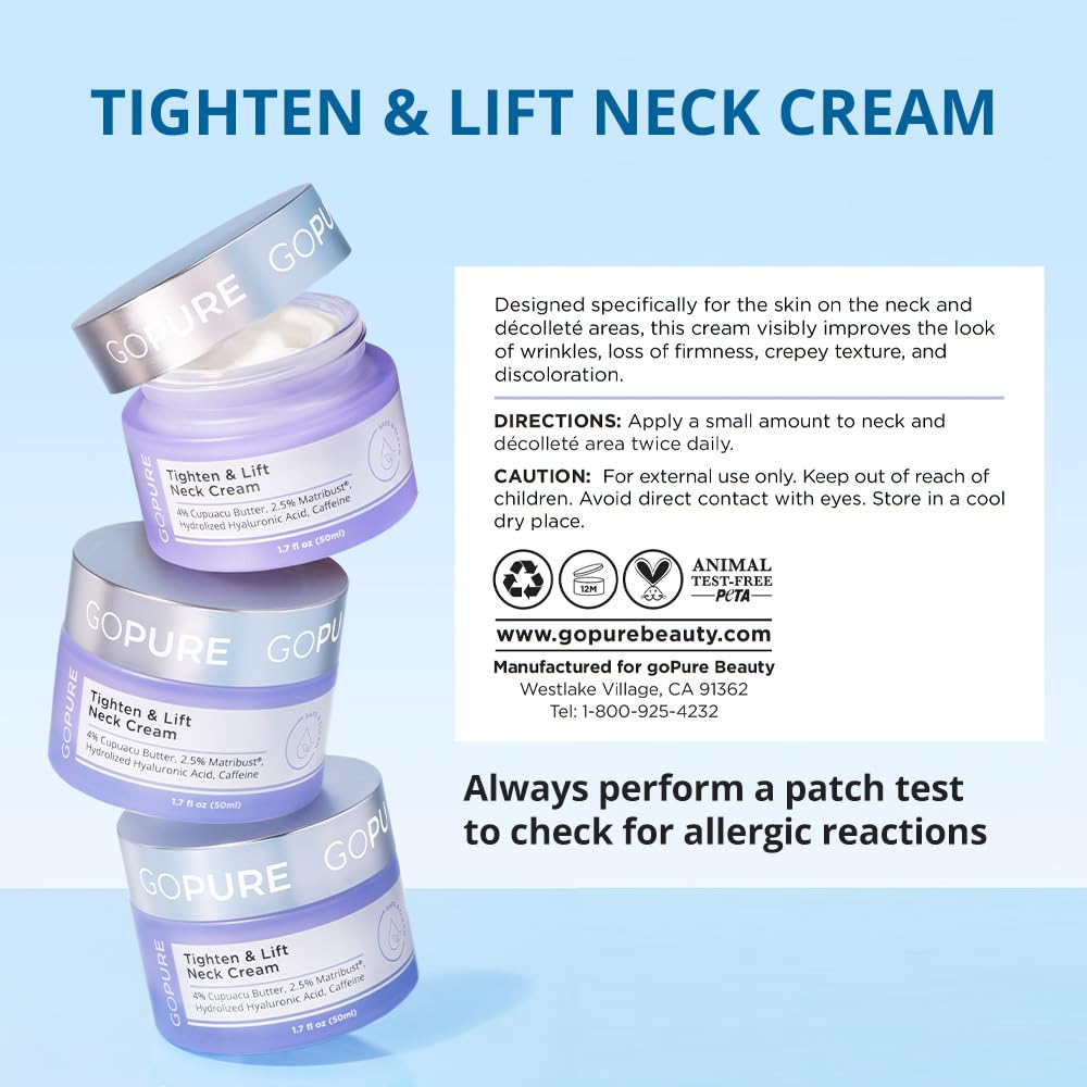 Tighten and Lift Neck Cream- Clinically Tested