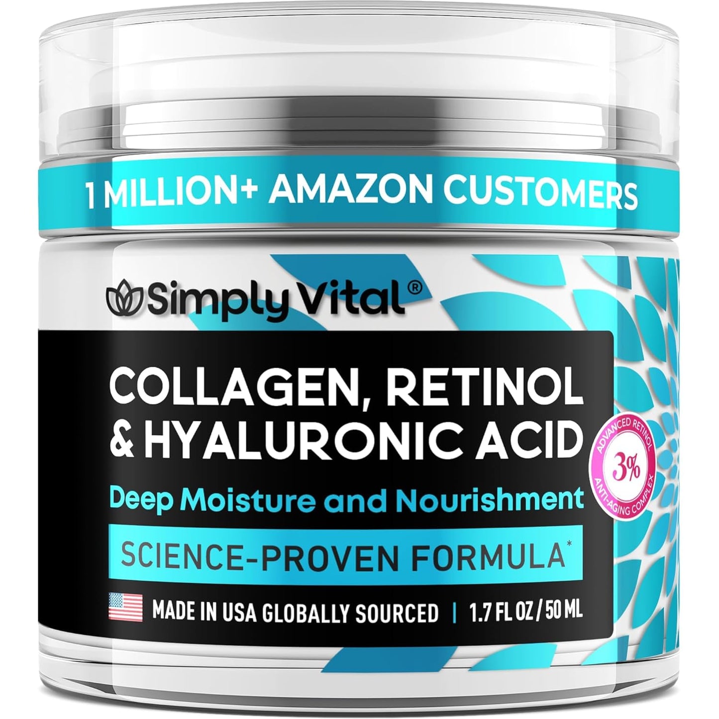 Collagen, Retinol & Hyaluronic Acid Cream